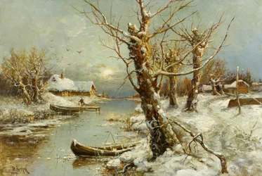 Winter River Landscape, 1897