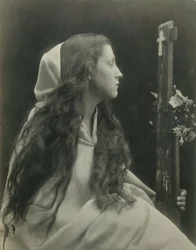 ("Lady with a crucifix") Mary Ann Hillier