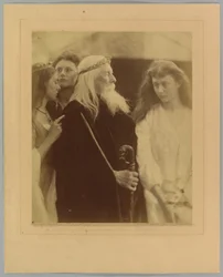 King Lear Allotting His Kingdom to His Three Daughters