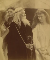 King Lear Allotting His Kingdom to His Three Daughters