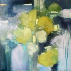 Abstract Green Shapes
