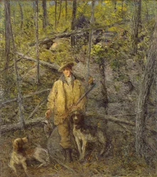 Hunter and Dogs, 1912