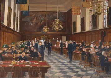 View of the Great Hall, the Royal Hospital Chelsea, 1990