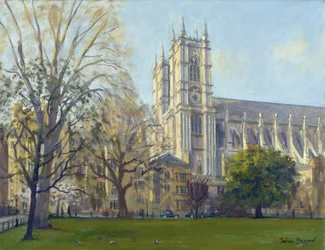 Westminster Abbey from Deans Yard