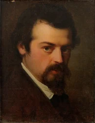 Portrait of artist Aleksander Hagen