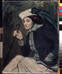 Woman with a Stick