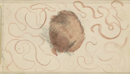 Sphere Surrounded by Curly Lines