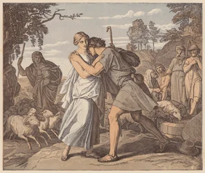 Jacob and Rachel at the Well, Genesis, XXIX