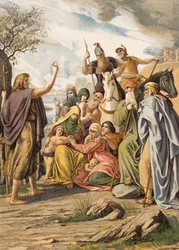 John the Baptist Preaching in the Wilderness