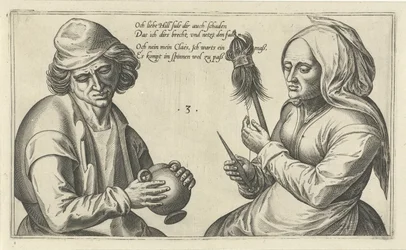 Spinning Woman with Her Husband