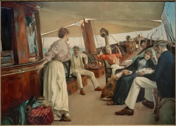 On Board the Yacht 