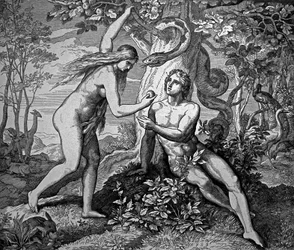 Adam and Eve with the Apple