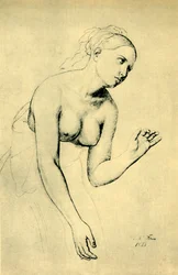 Semi-nude woman, 1821, 1943