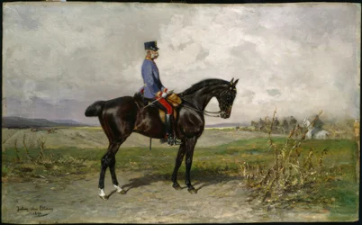 Franz Joseph, Equestrian Portrait / Blaas