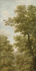 Three Wall Hangings with a Dutch Landscape