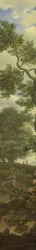Arcadian landscape with a traveler