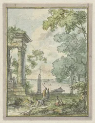 Landscape with Temple Ruin
