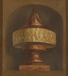 Wallpaper with Decorative Vase