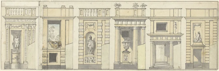 Six Designs for a Decorative Wall