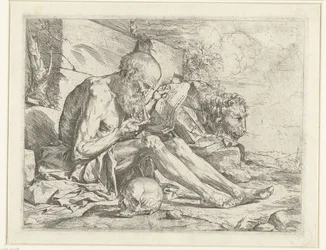 Saint Jerome Reading