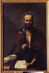 Representation of Archimedes (Painting by Jusepe de Ribera, 17th century)