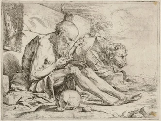 Saint Jerome Reading