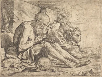 Saint Jerome Reading