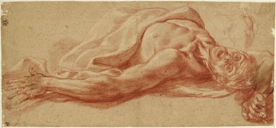 Study of a Reclining Male Figure