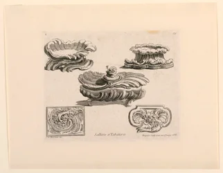 Salt Cellar and Snuff Boxes