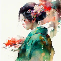 Autumn Kimono Portrait