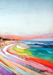 Colorful Sunset Beach
