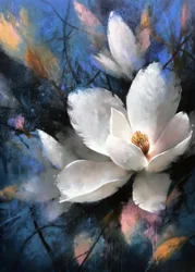 Elegant Magnolia Bloom