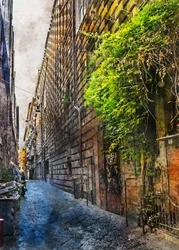 Historic Cobbled Alley