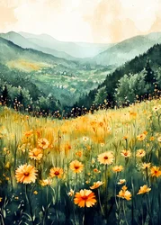 Mountain Flower Meadow