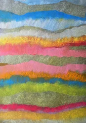 Vibrant Abstract Landscape