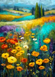 Vibrant Poppy Fields