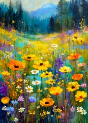 Wildflower Mountain Serenity