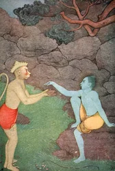 Rama sending his signet-ring to Sita, 1913