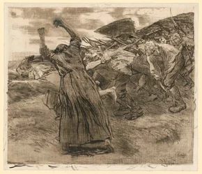 Outbreak (Plate 5 from "Peasants