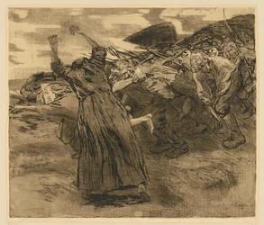 Outbreak (Plate 5 from “Peasants