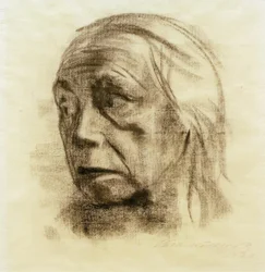 Self-Portrait in Three-Quarter View to the Left