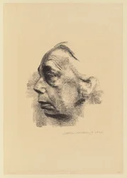 Self-Portrait in Profile