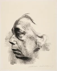 Self-Portrait in Profile