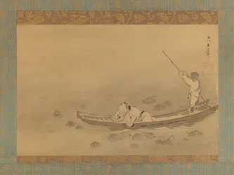 Zhou Maoshu Admiring Lotuses