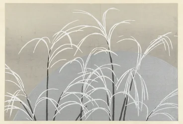 Moon and Grass