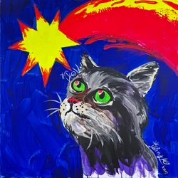 Cat and Comet