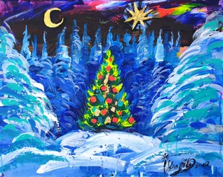 Magical Winter Night