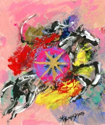 Vibrant Abstract Animal Energy