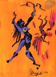 Vibrant Dancing Spirit