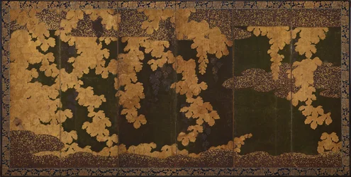 Grape vines, Momoyama period, 1568-1615